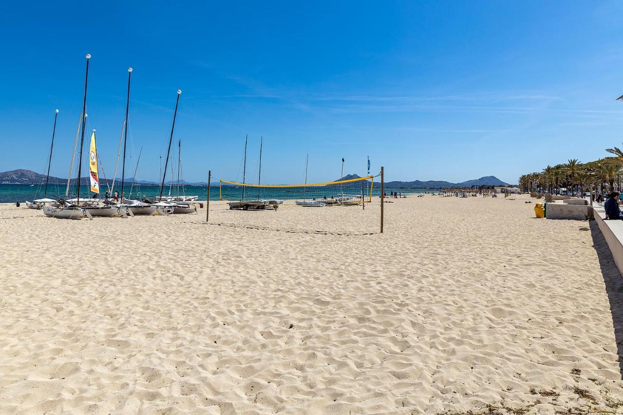 La Gola Apartment, First-Line Beachfront, Newly Refurbished Puerto Pollensa Exterior foto